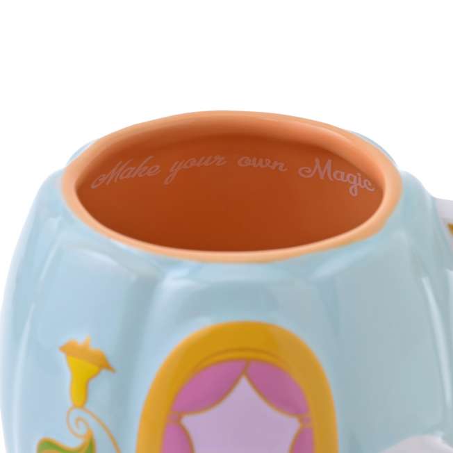 Taza 3D de Cenicienta con carroza calabaza