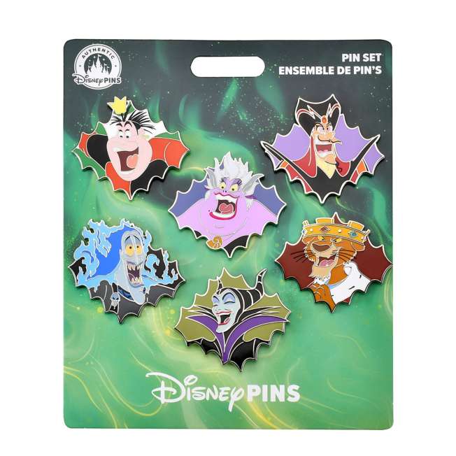 Set de pines Disney Villains 2026
