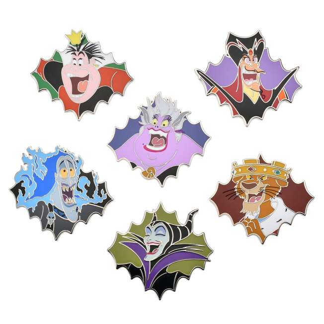 Set de pines Disney Villains 2026