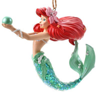 Adorno navideño de Ariel con lentejuelas