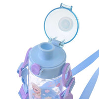 Botella infantil azul de Frozen con correa