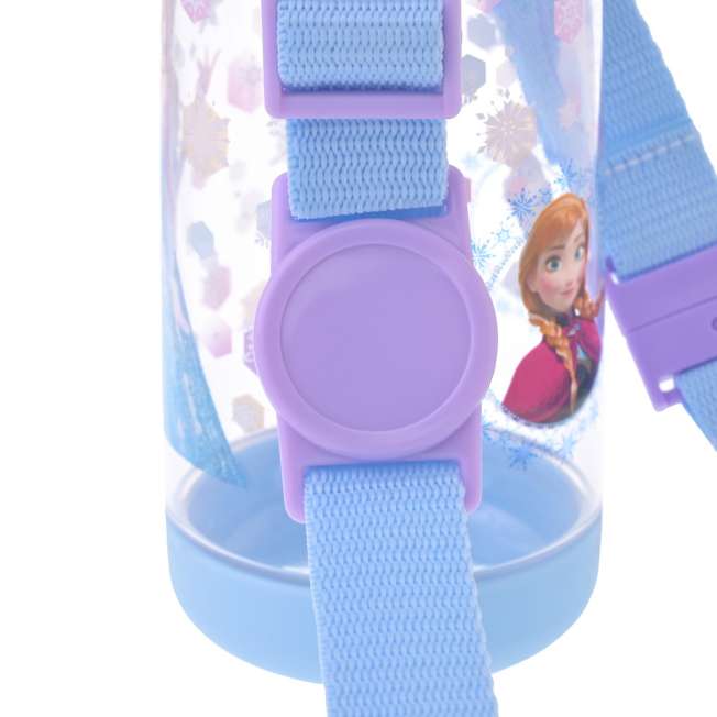 Botella infantil azul de Frozen con correa