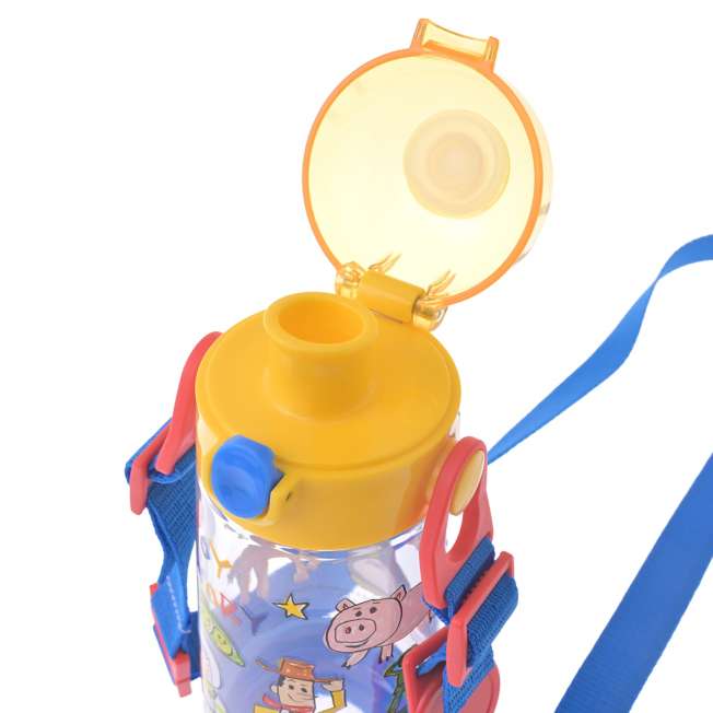 Botella infantil Toy Story transparente con correa