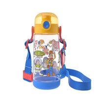 Botella infantil Toy Story transparente con correa