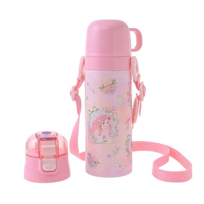 Botella de acero inoxidable 2 en 1 infantil Disney Princess