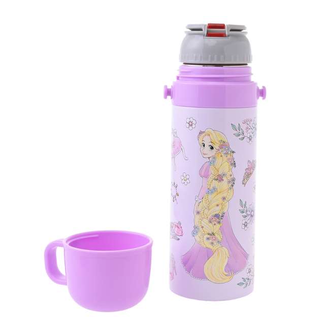Botella infantil 2 en 1 de acero inoxidable Rapunzel