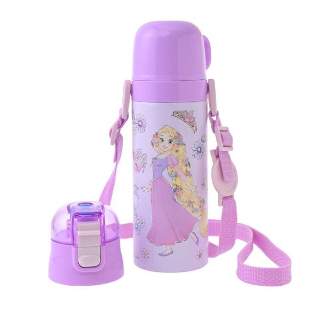 Botella infantil 2 en 1 de acero inoxidable Rapunzel