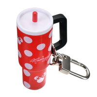 Llavero miniatura de vaso con bombilla de Minnie Mouse