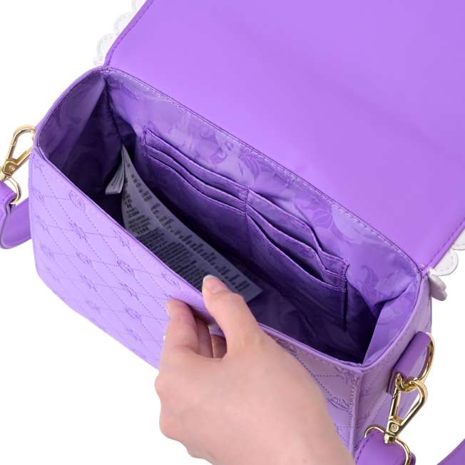 Cartera de hombro 2 vías de Pascal morada