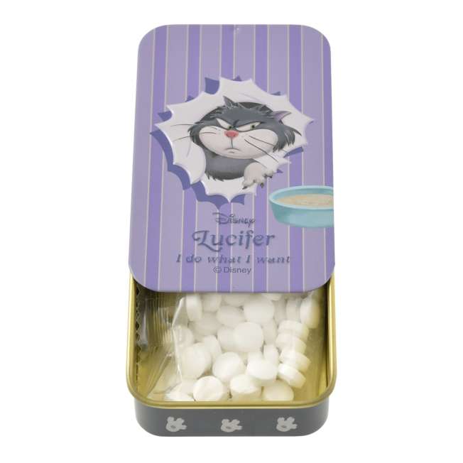Tabletas de menta de Lucifer en estuche deslizante