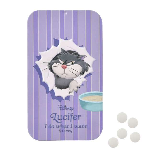 Tabletas de menta de Lucifer en estuche deslizante