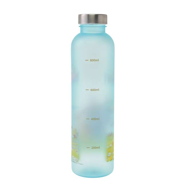 Botella esmerilada de Winnie the Pooh, Roo y Lumpy
