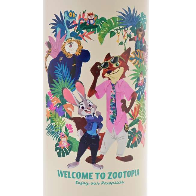 Botella de acero inoxidable Zootopia 2 Tropical