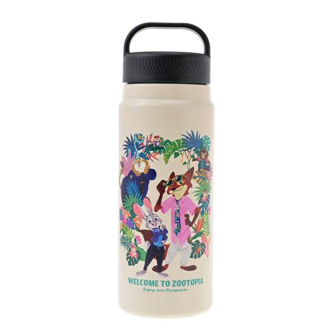 Botella de acero inoxidable Zootopia 2 Tropical