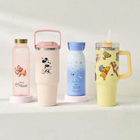 Vaso con bombilla de Winnie the Pooh, Piglet y Tigger