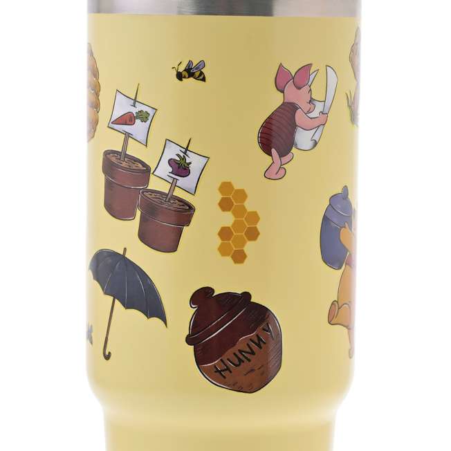 Vaso con bombilla de Winnie the Pooh, Piglet y Tigger