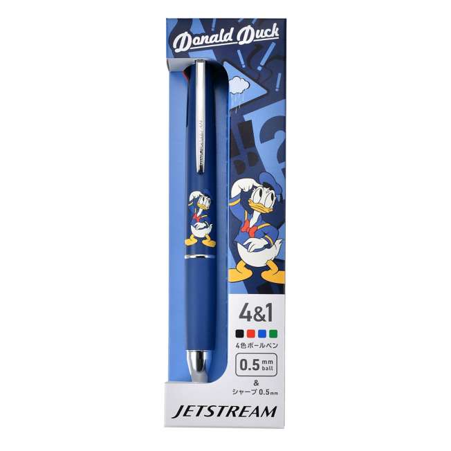 Lápiz multifunción Jetstream 4+1 de Pato Donald, 0,5 mm