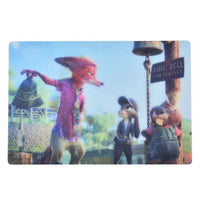 Postal lenticular de Zootopia 2: Nick, Judy y Nibbles