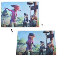 Postal lenticular de Zootopia 2: Nick, Judy y Nibbles