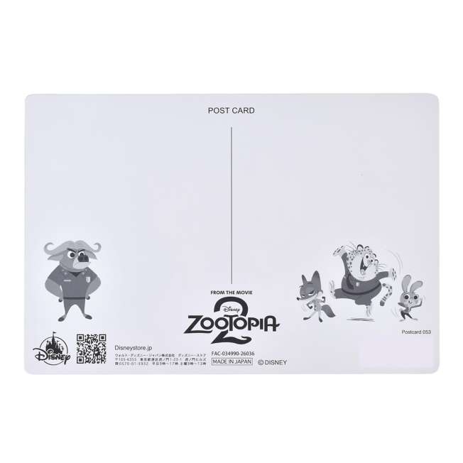Postal lenticular de Judy Hopps y Nick Wilde | Zootopia 2