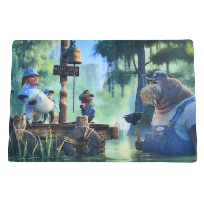 Postal lenticular de Zootopia 2: Marsh Market