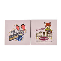 Set de notas adhesivas con Judy Hopps, Nick Wilde y portalápices