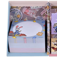 Set de notas adhesivas con Judy Hopps, Nick Wilde y portalápices