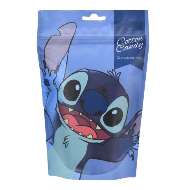 Algodón de azúcar sabor chocolate y menta de Stitch