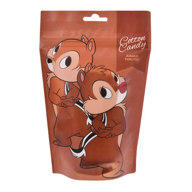 Algodón de azúcar Chip y Dale, kinako y azúcar morena