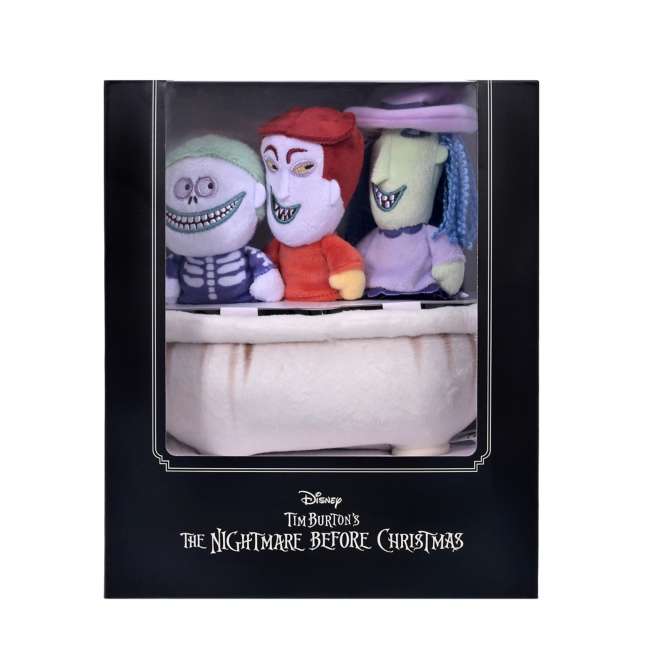 Set de peluches Rock, Shock y Barrel con bañera