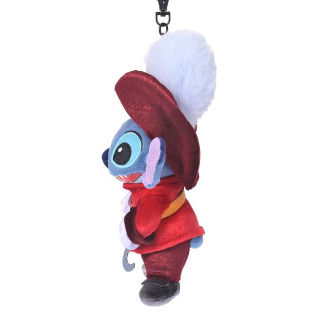 Llavero de peluche Stitch como Capitán Garfio