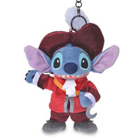 Llavero de peluche Stitch como Capitán Garfio
