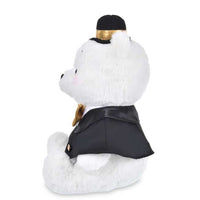 Peluche de Winnie the Pooh estilo negro y dorado