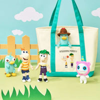 Bolso tote bordado de Phineas y Ferb y Agente P