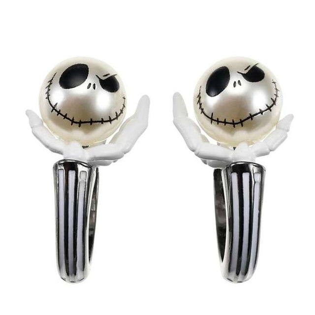 Aros tipo argolla de Jack Skellington