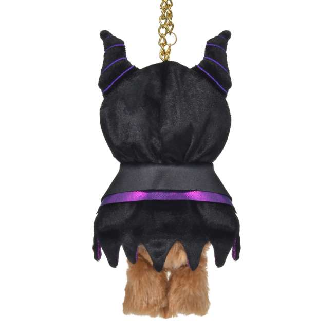 Poncho de Maléfica para llavero de peluche
