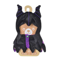 Poncho de Maléfica para llavero de peluche