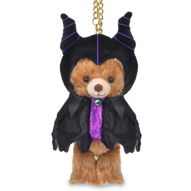 Poncho de Maléfica para llavero de peluche