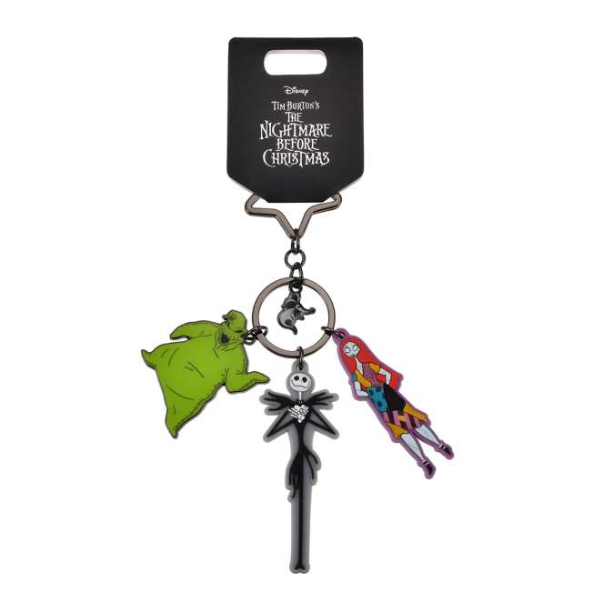 Llavero de The Nightmare Before Christmas con 4 dijes
