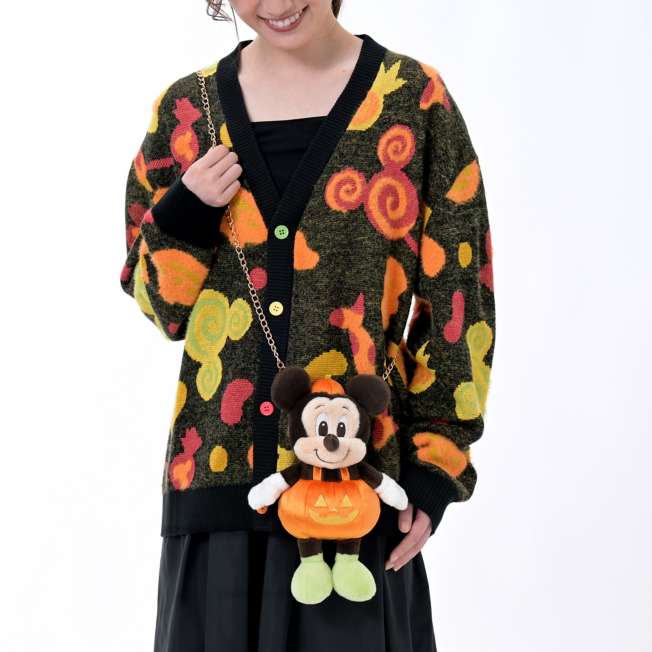 Cartera de peluche de Mickey Mouse para Halloween