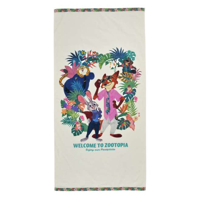 Toalla de baño Zootopia 2 Tropical Zootopia
