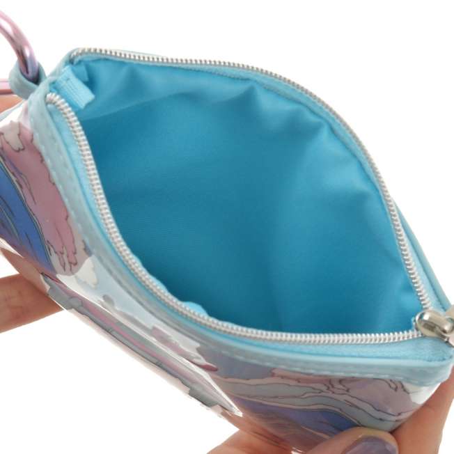 Estuche plano de Stitch y Angel con mosquetón