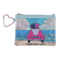 Estuche plano de Stitch y Angel con mosquetón