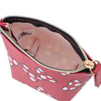 Mini estuche Minnie Mouse con estampado de lazos