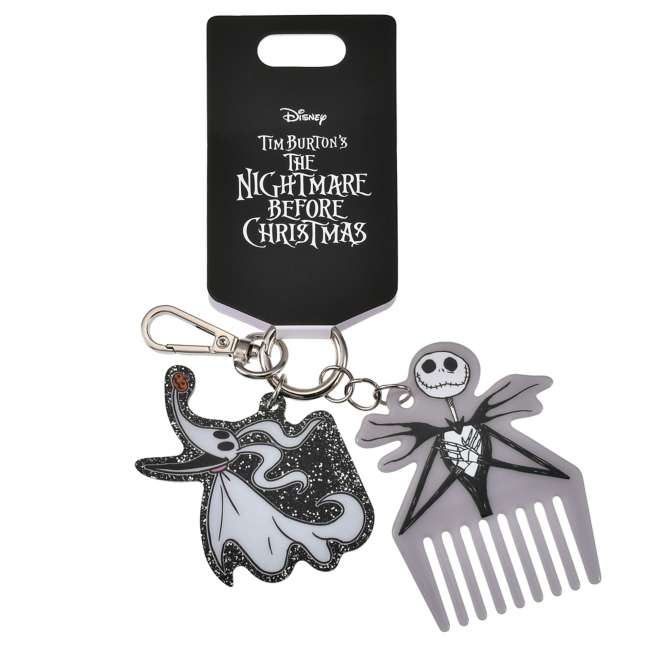 Set llavero de espejo y peine Jack Skellington y Zero