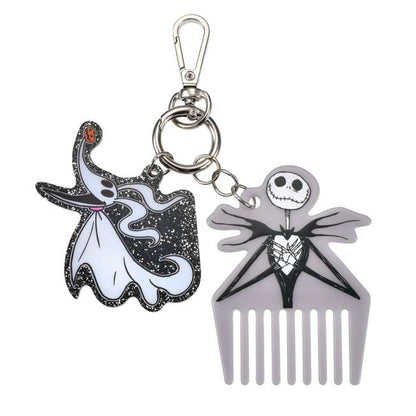 Set llavero de espejo y peine Jack Skellington y Zero