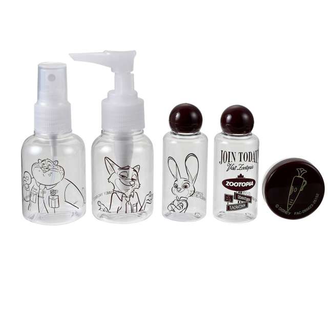 Set de viaje Zootopia con estuche y botellas