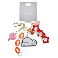 Llavero con charms de dulces de Baymax y Mochi