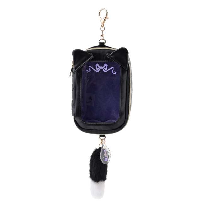 Estuche llavero de Minnie y Figaro con ventana transparente