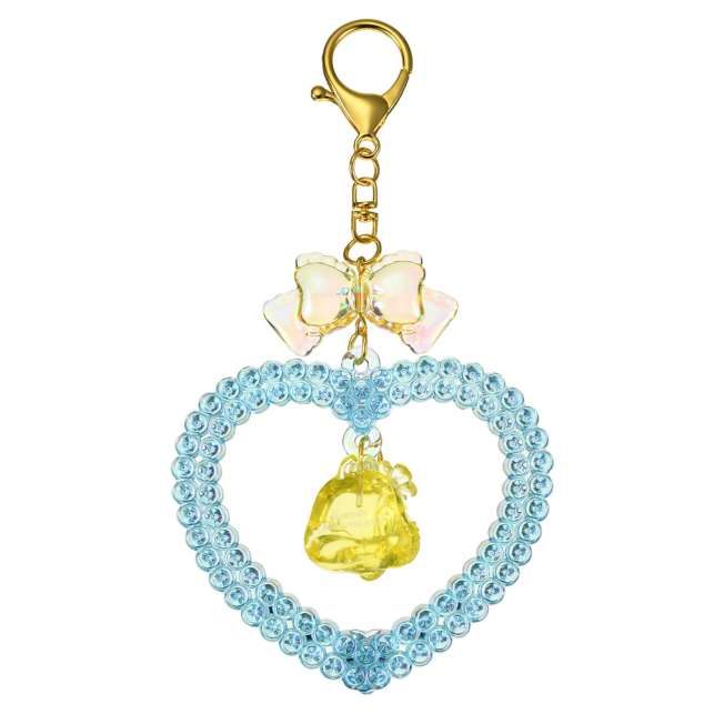 Llavero de Clarice con corazón brillante